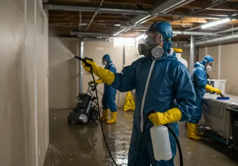 Basement Sanitization and Antimicrobial Treatment process in Poteet, TX